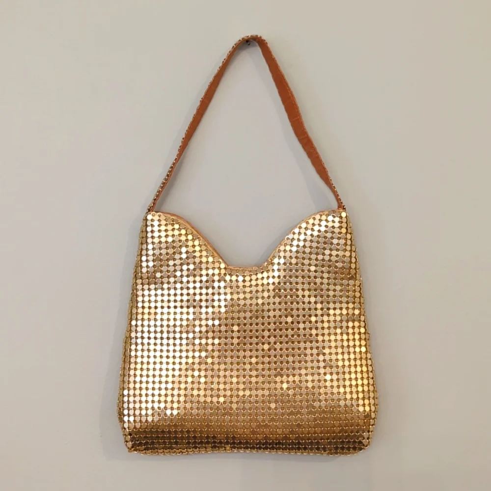 Gold mini evening bag - Picture 1 of 6